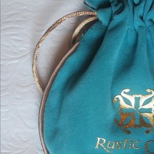 Bedazzled Blue Rustic Cuff Bracelet